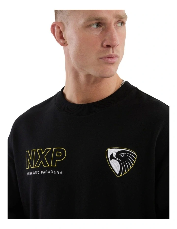 Hawthorn Legacy Loopback Tee in Jet Black image 3