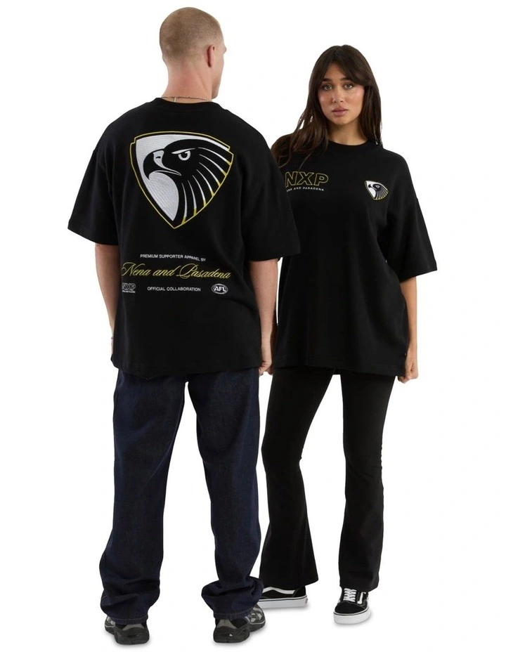 Hawthorn Legacy Loopback Tee in Jet Black image 4