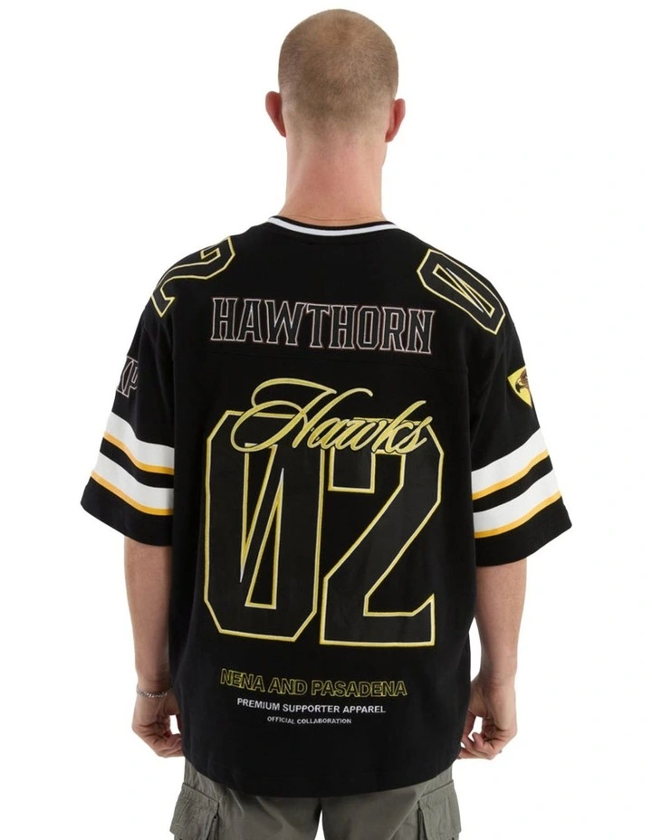 Hawthorn League Loopback Tee in Jet Black image 1