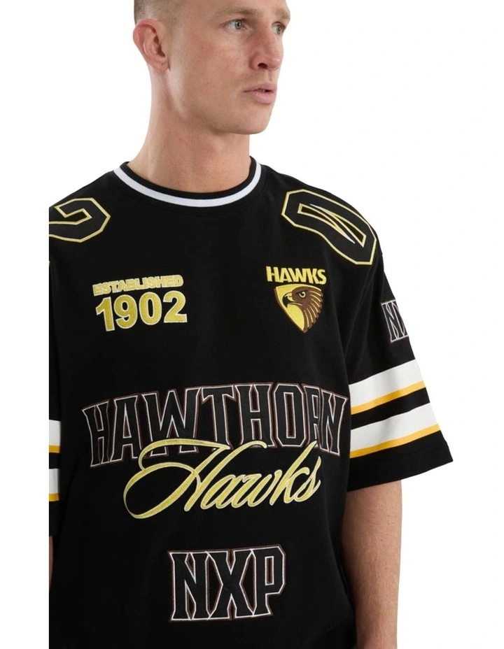 Hawthorn League Loopback Tee in Jet Black image 6