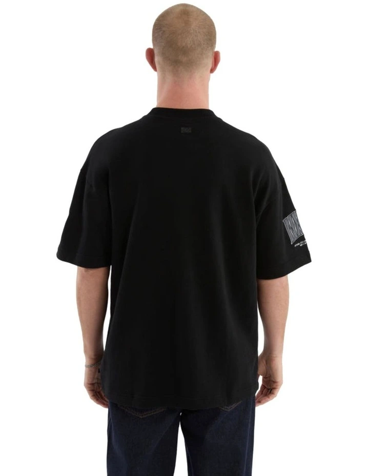 Richmond Game-On Loopbk Tee in Black image 2