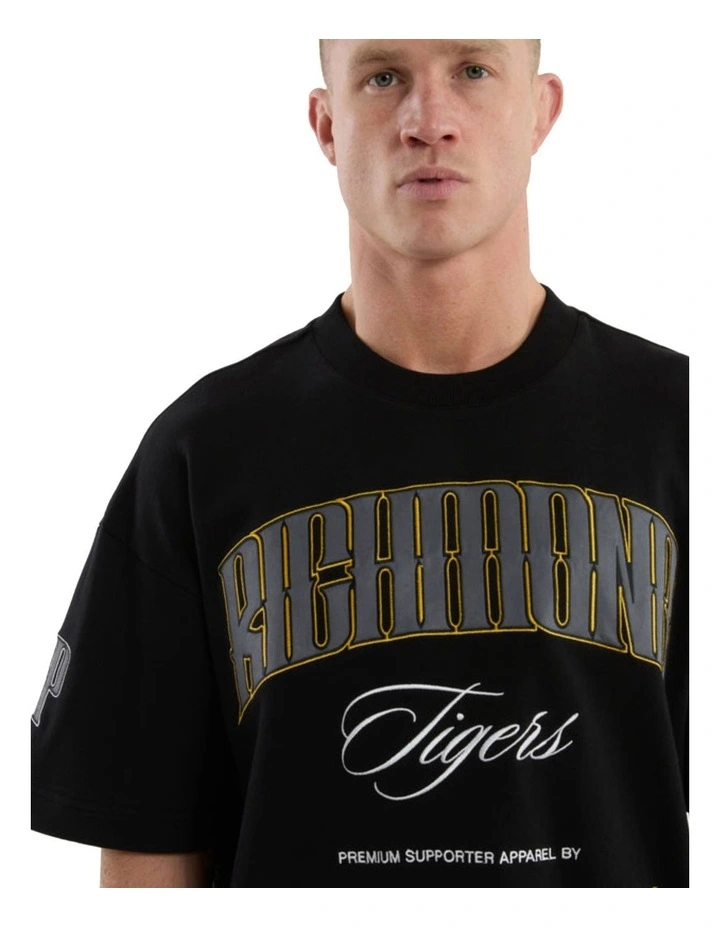 Richmond Game-On Loopbk Tee in Black image 6