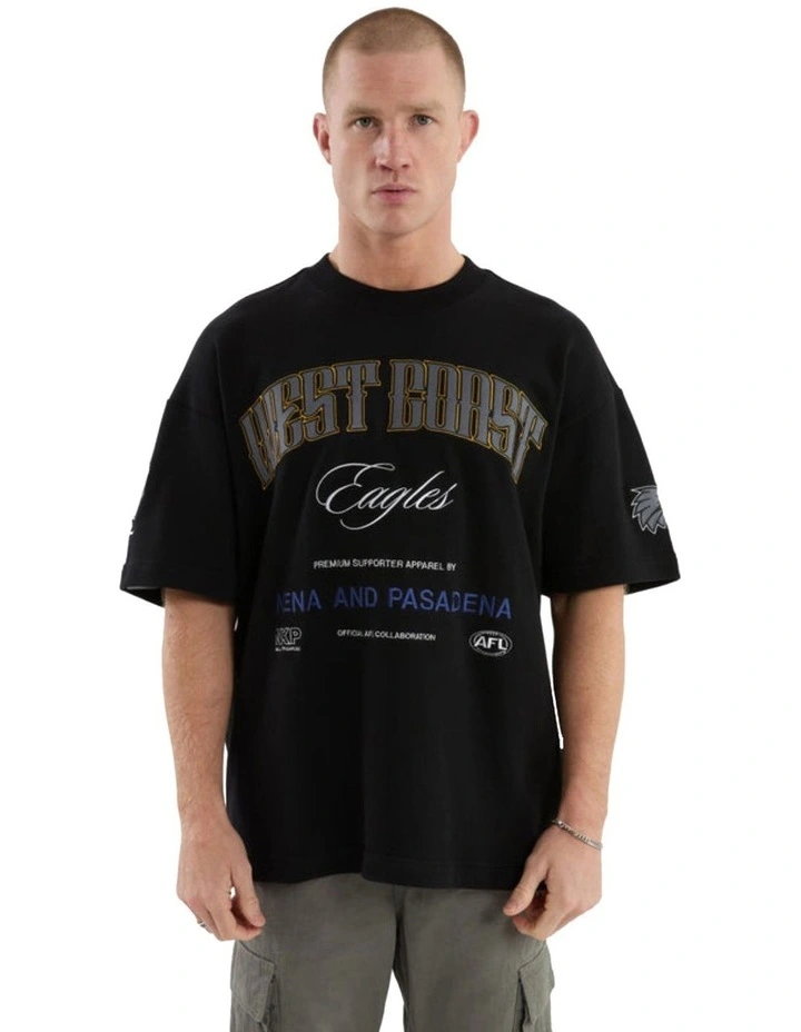 West Coast Game-On Loopbk Tee in Black image 1