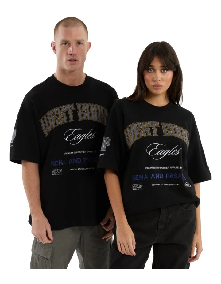 West Coast Game-On Loopbk Tee in Black image 3