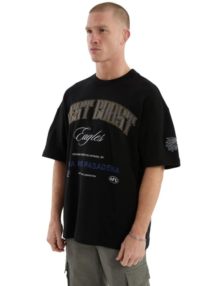 West Coast Game-On Loopbk Tee in Black image 4