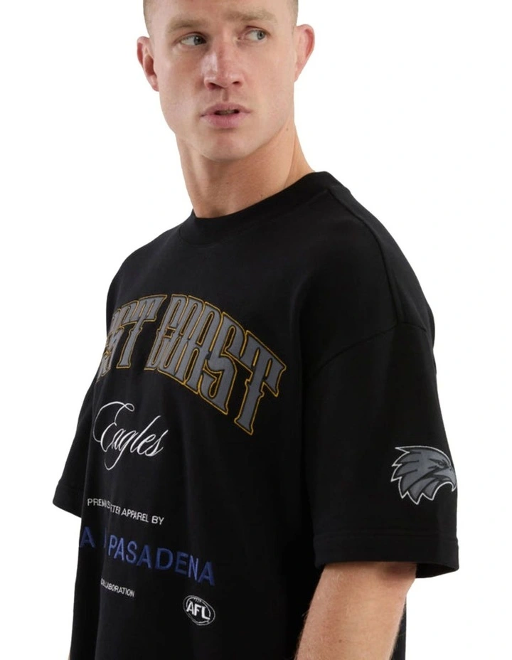 West Coast Game-On Loopbk Tee in Black image 5