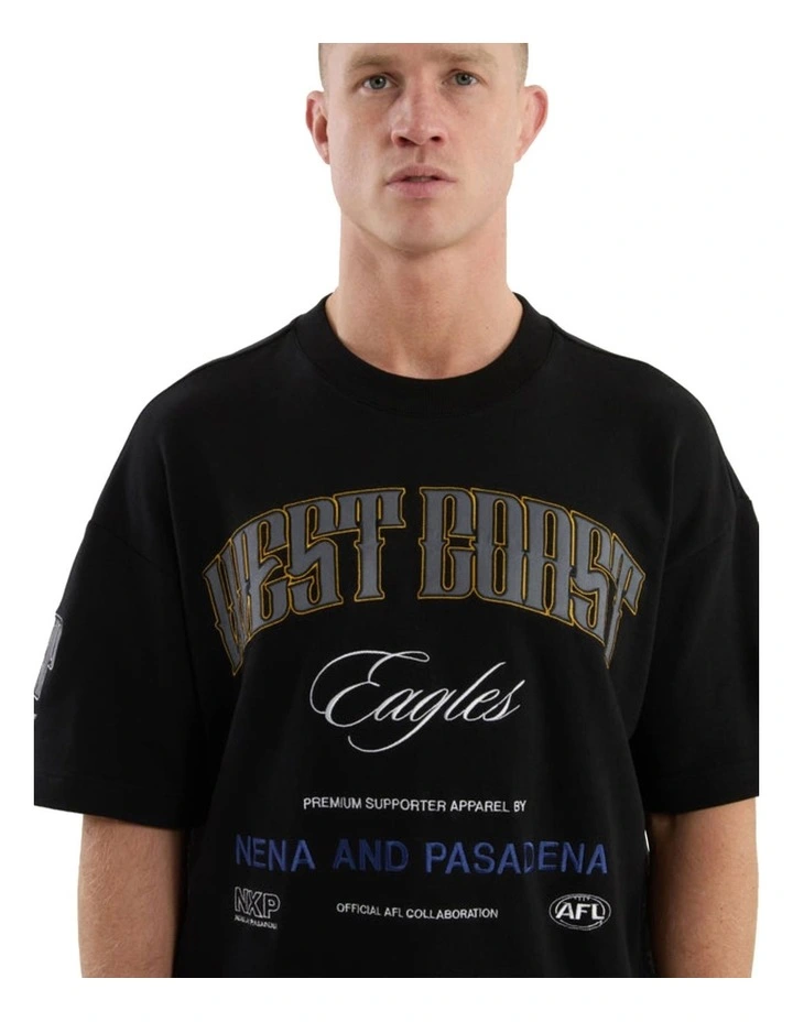 West Coast Game-On Loopbk Tee in Black image 6