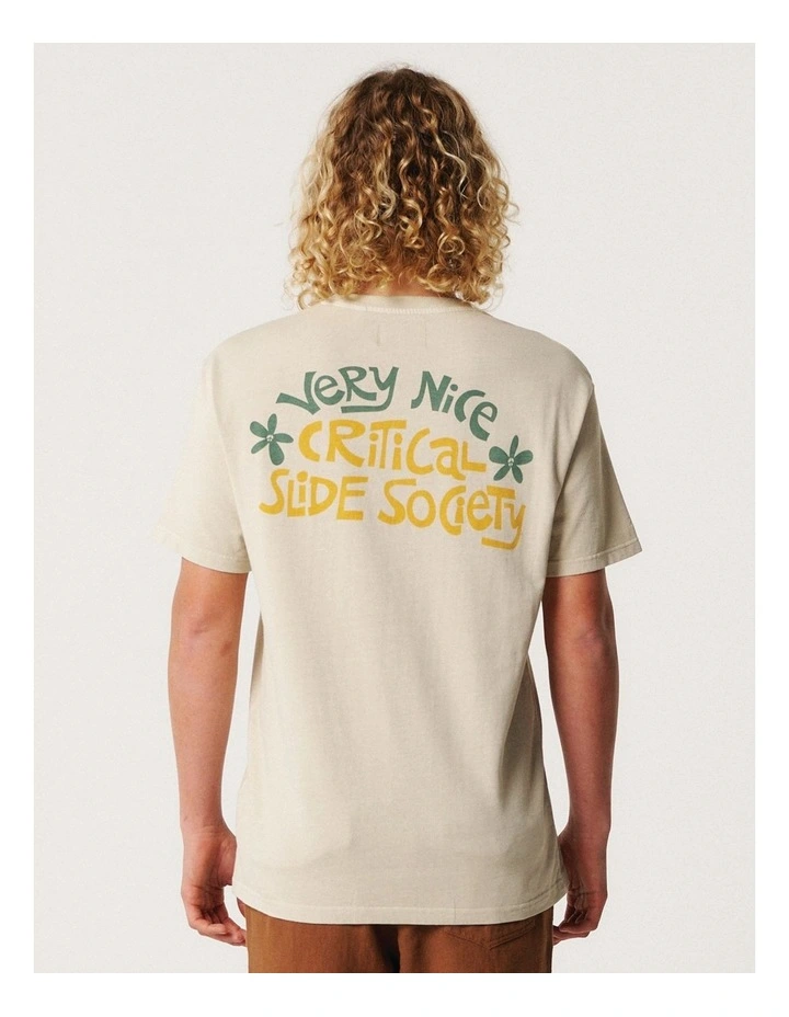 Very Nice Tee in Ecru image 2