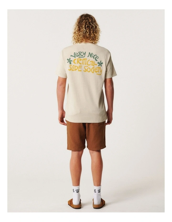 Very Nice Tee in Ecru image 7