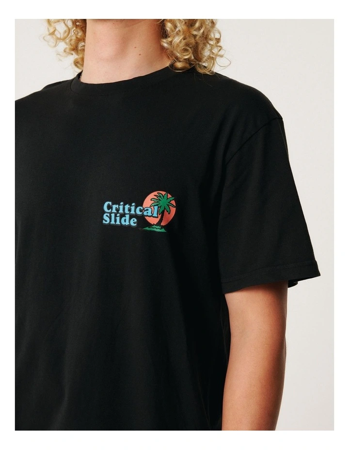 Oasis Tee in Black image 6