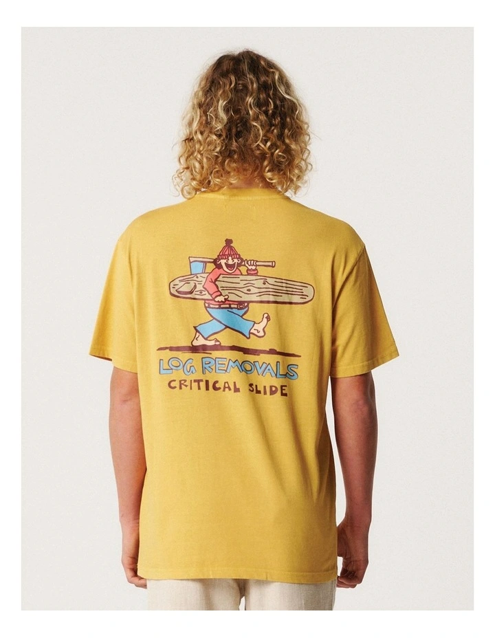 Logger Tee in Yellow image 2