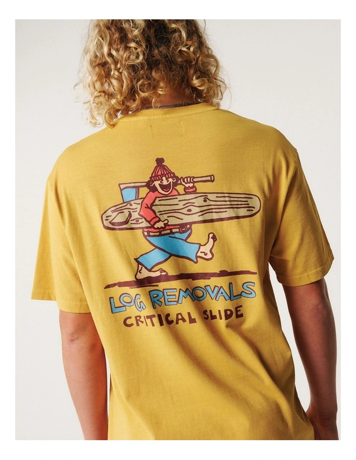 Logger Tee in Yellow image 5