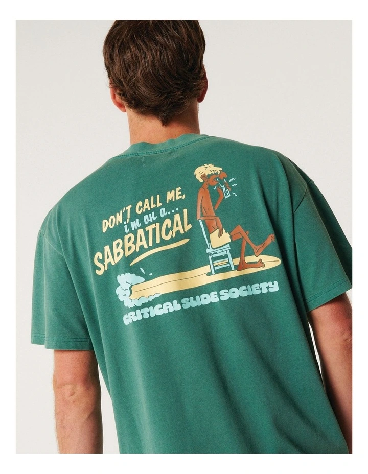 Sabbatical Tee in Green image 5