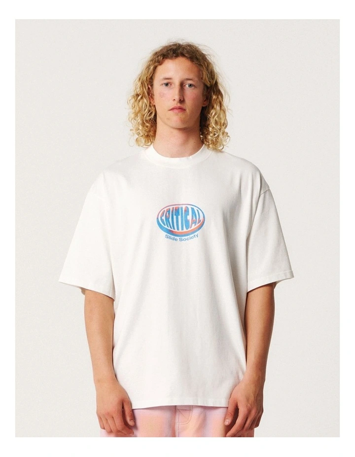 Buzzed Tee in Vintage White image 1