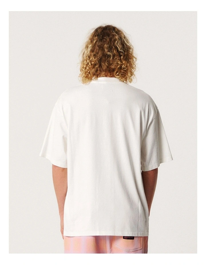 Buzzed Tee in Vintage White image 2