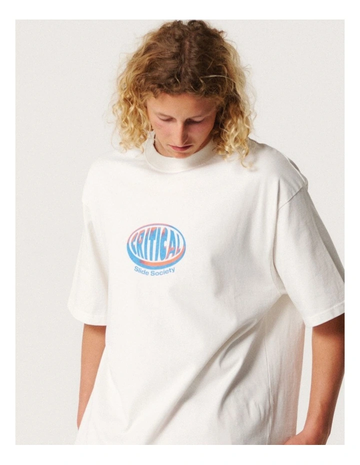 Buzzed Tee in Vintage White image 5
