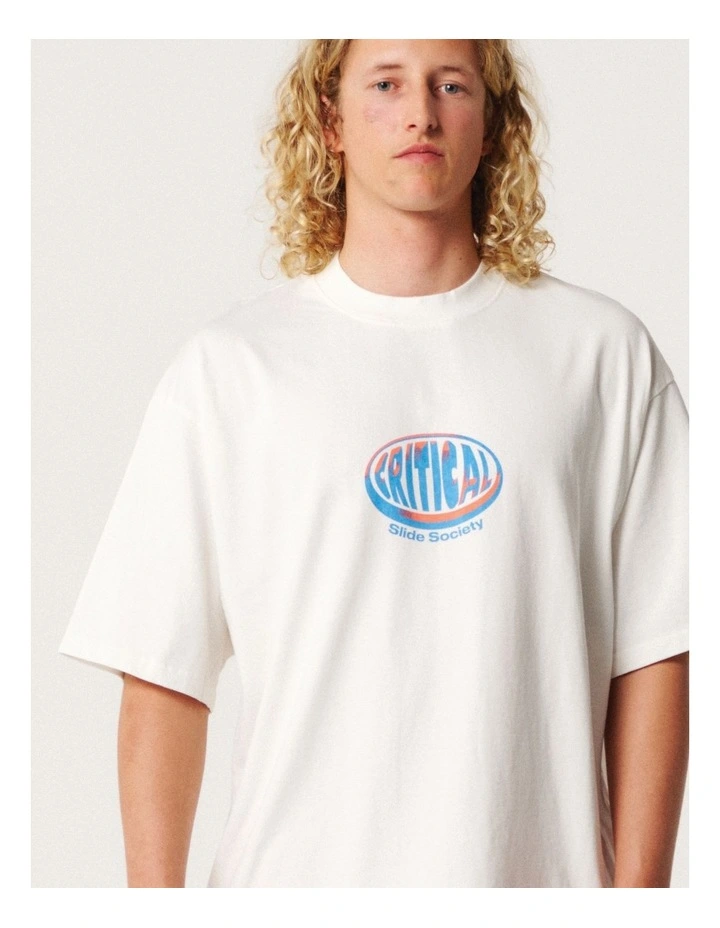 Buzzed Tee in Vintage White image 6