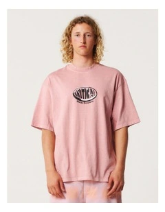 Buzzed Tee in Dusty Coral