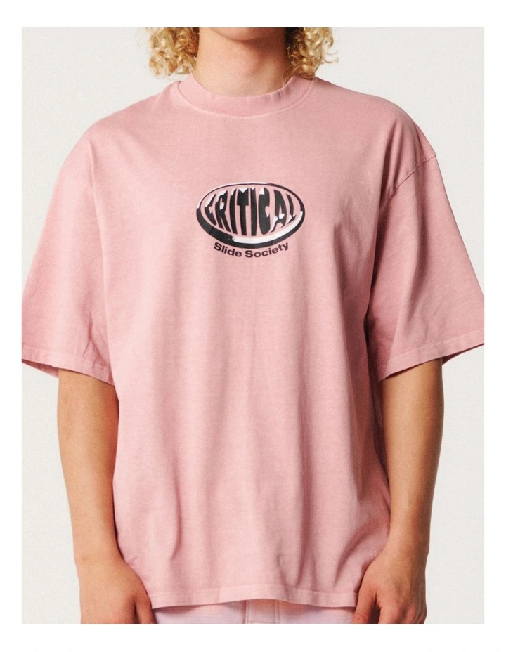Buzzed Tee in Dusty Coral image 4