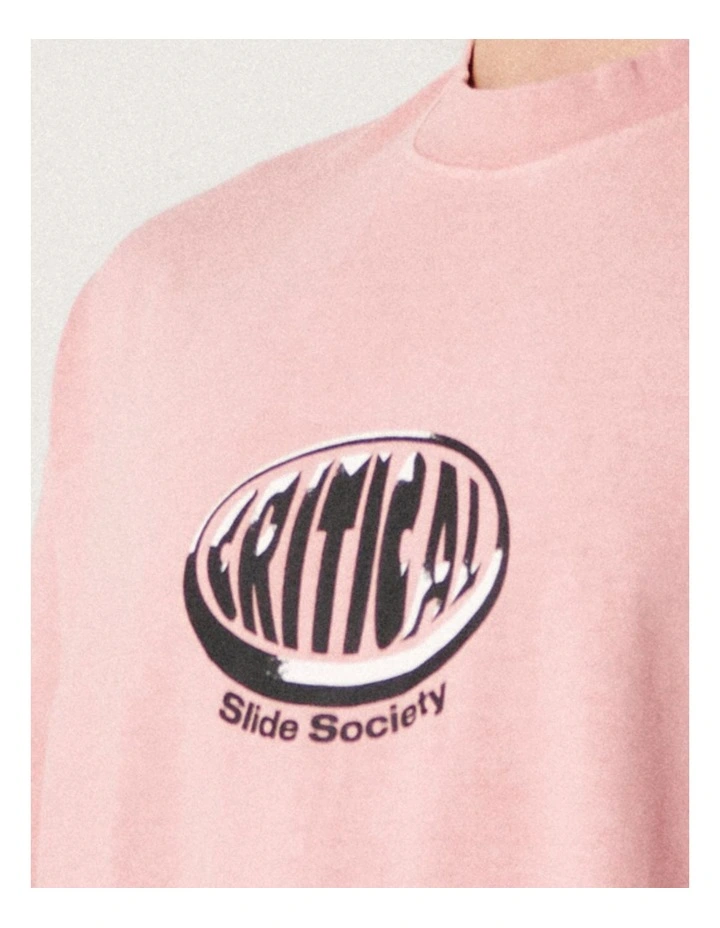 Buzzed Tee in Dusty Coral image 6