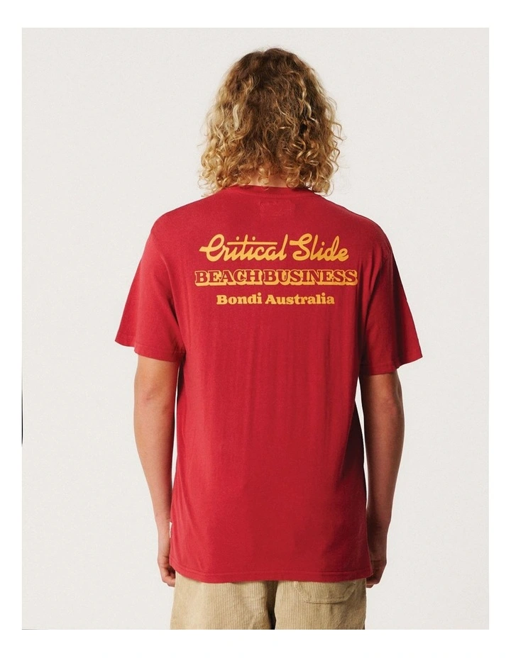 Business Tee in Red image 1