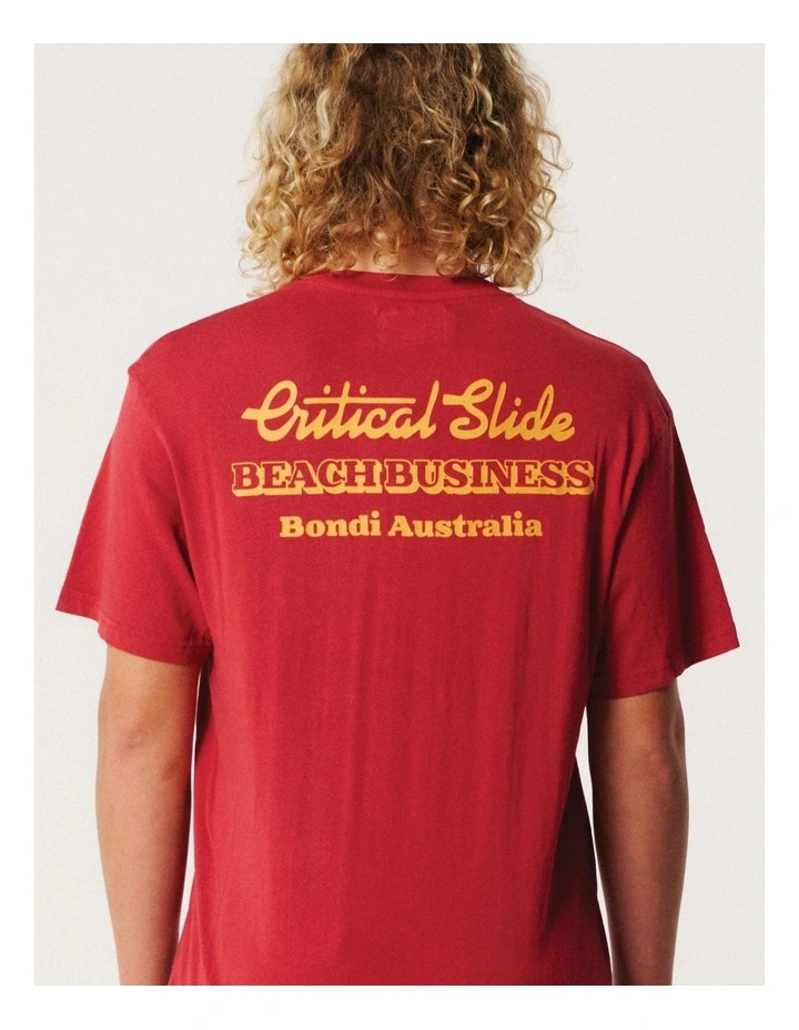 Business Tee in Red image 4