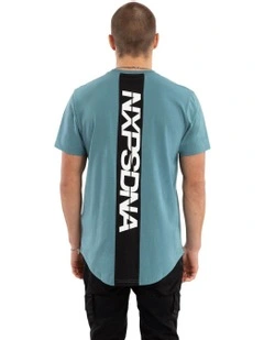 Jumpshot Dual Curved Tee in Green