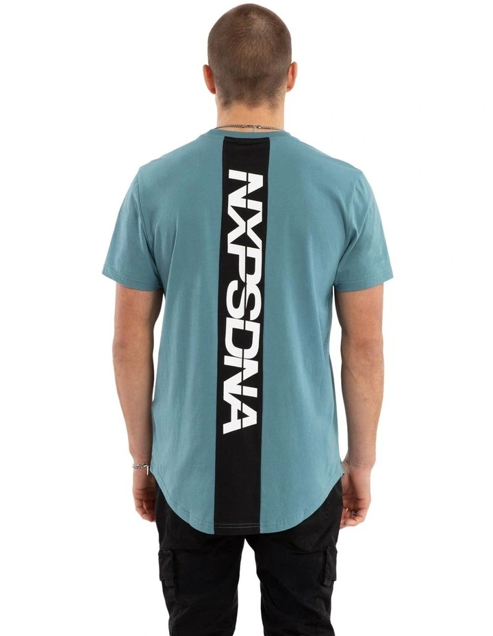 Jumpshot Dual Curved Tee in Green image 1