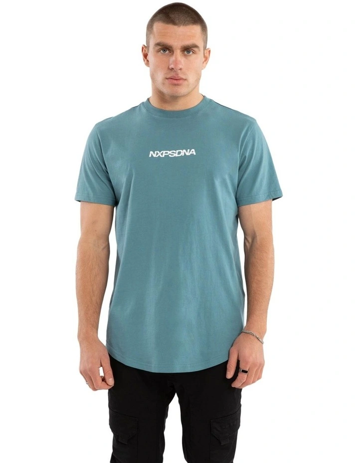 Jumpshot Dual Curved Tee in Green image 2