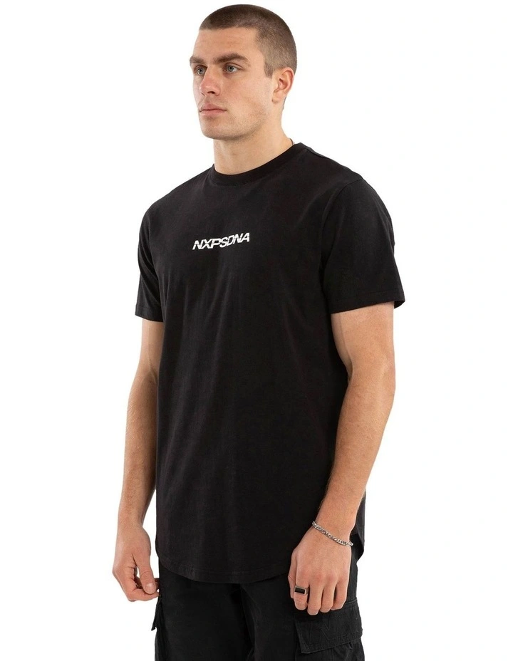 Jumpshot Dual Curved Tee in Green image 2