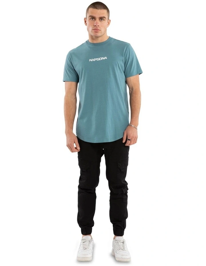 Jumpshot Dual Curved Tee in Green image 3