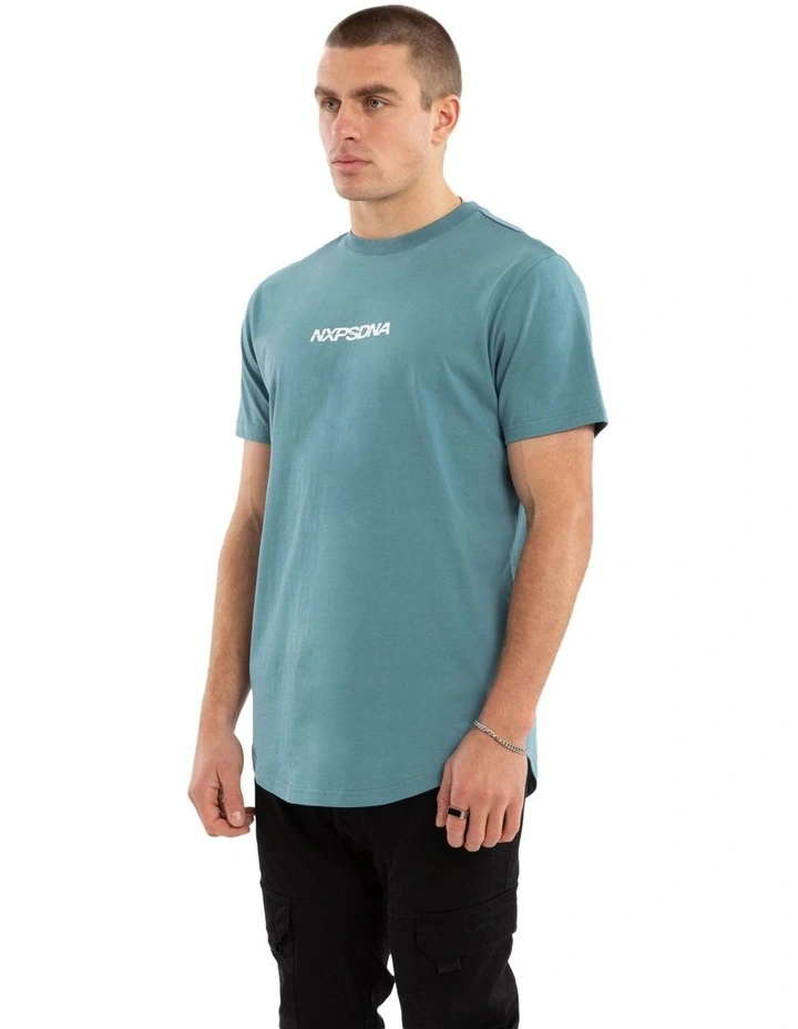 Jumpshot Dual Curved Tee in Green image 5