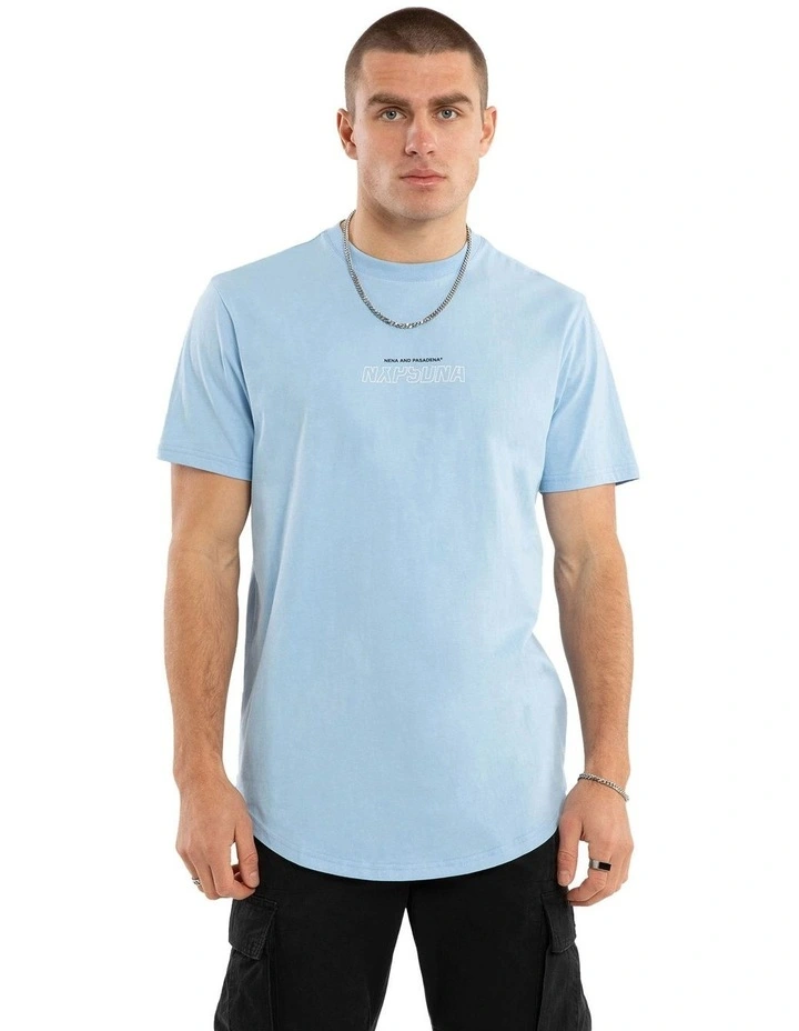Charge Dual Curved Tee in Blue image 1
