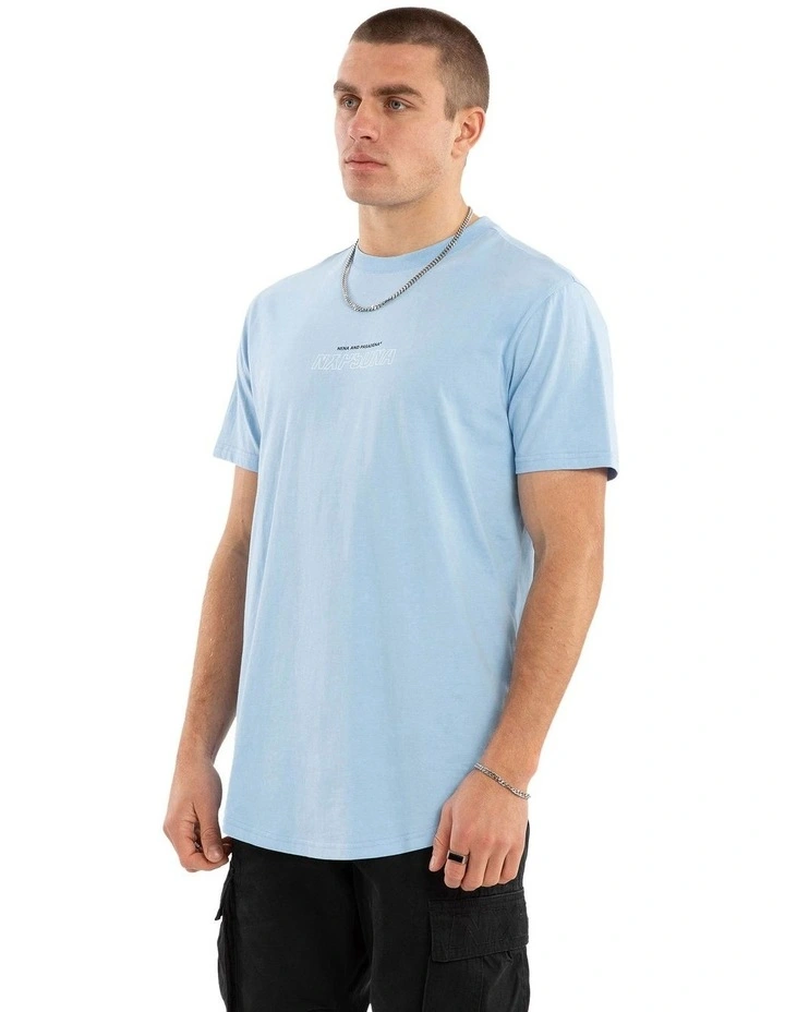 Charge Dual Curved Tee in Blue image 2