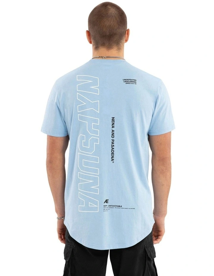 Charge Dual Curved Tee in Blue image 4