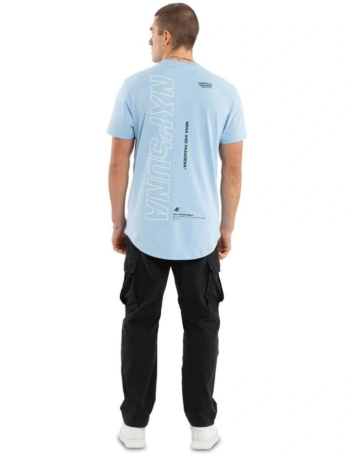 Charge Dual Curved Tee in Blue image 5