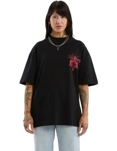 Ram Street Tee in Jet Black