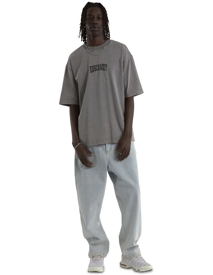 Missing Oversized Tee in Grey image 2