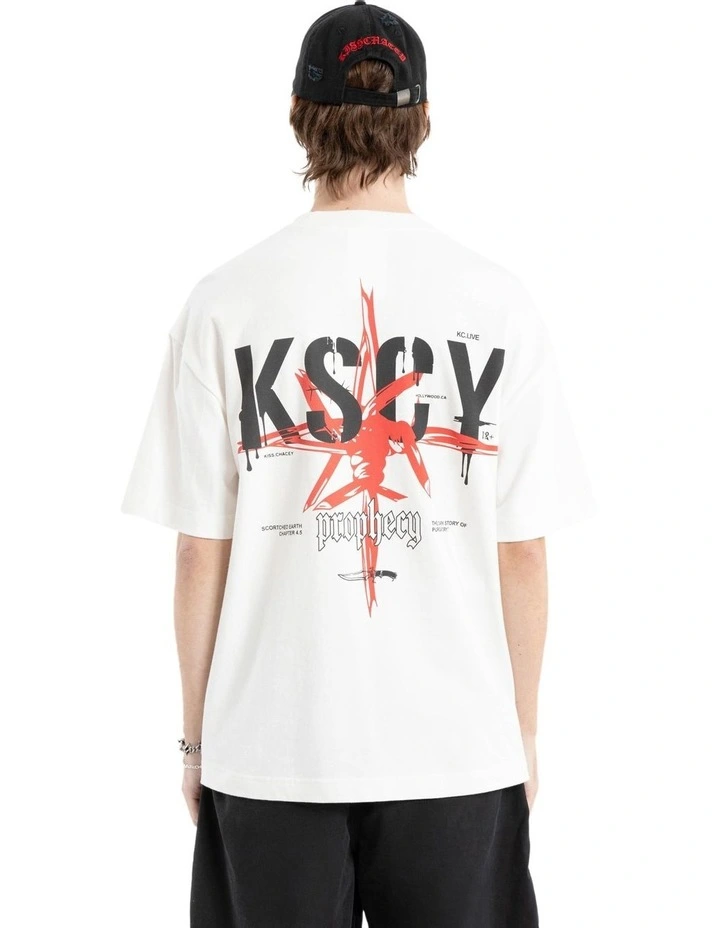 Prophecy Street Tee in Natural White image 1