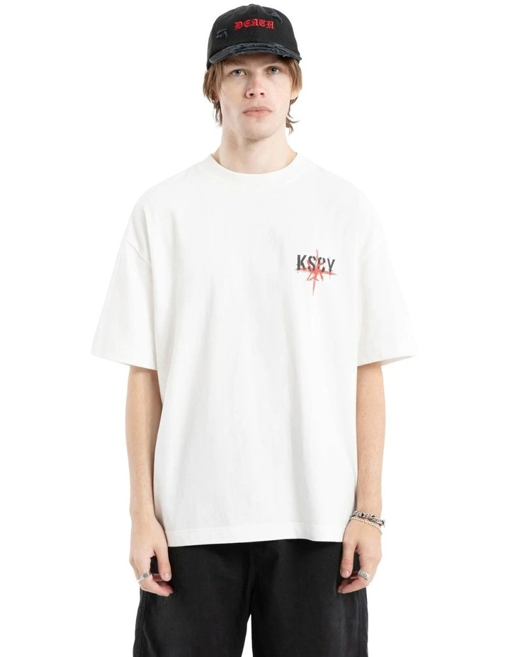 Prophecy Street Tee in Natural White image 2
