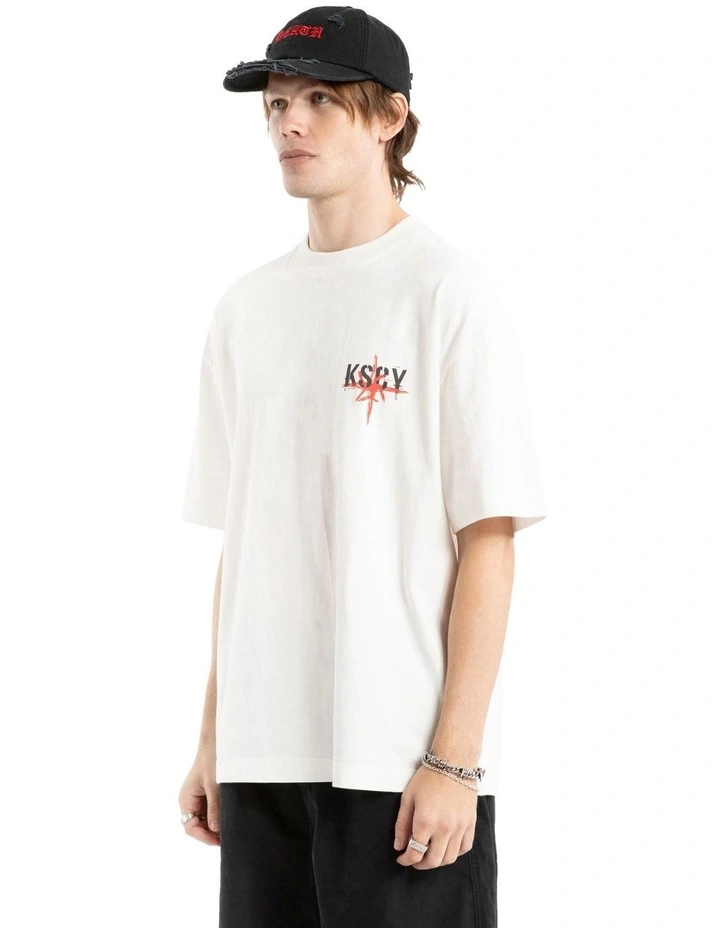 Prophecy Street Tee in Natural White image 3