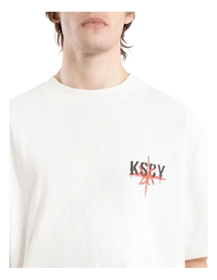Prophecy Street Tee in Natural White image 4