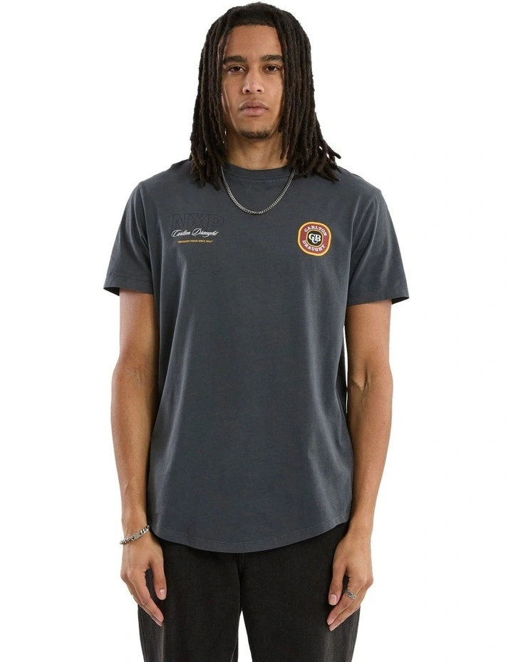 General Dual Curved Tee in Grey image 2