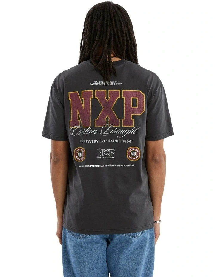 Revival Box Fit Tee in Black image 1