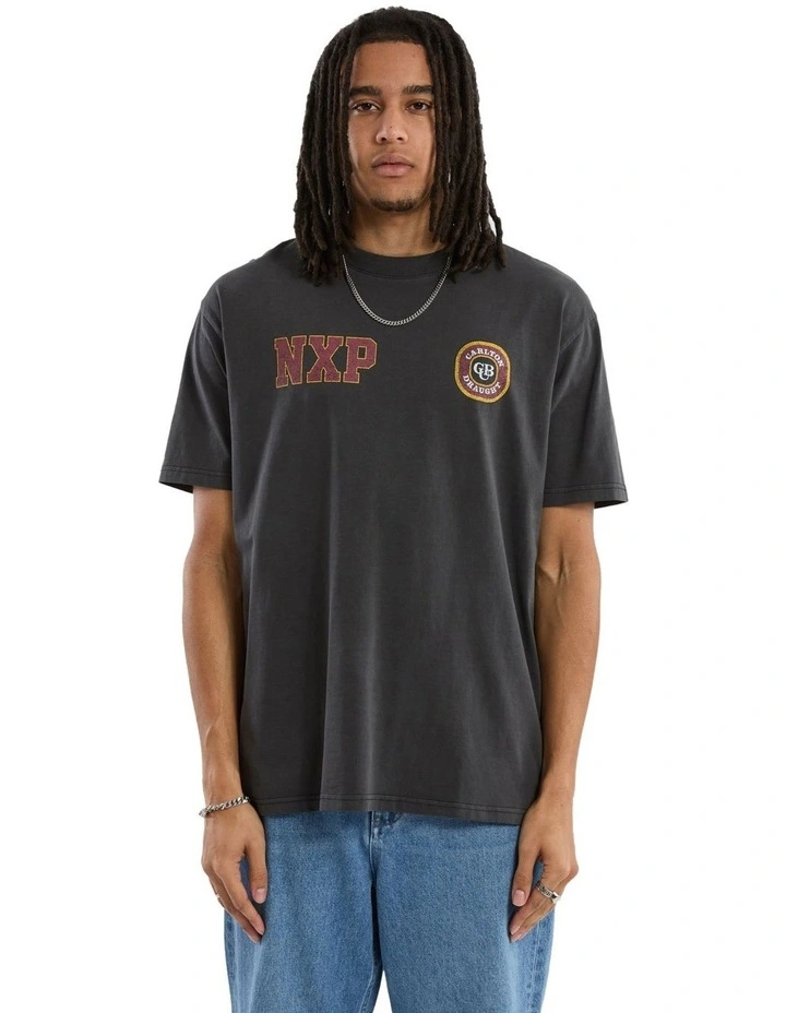 Revival Box Fit Tee in Black image 2