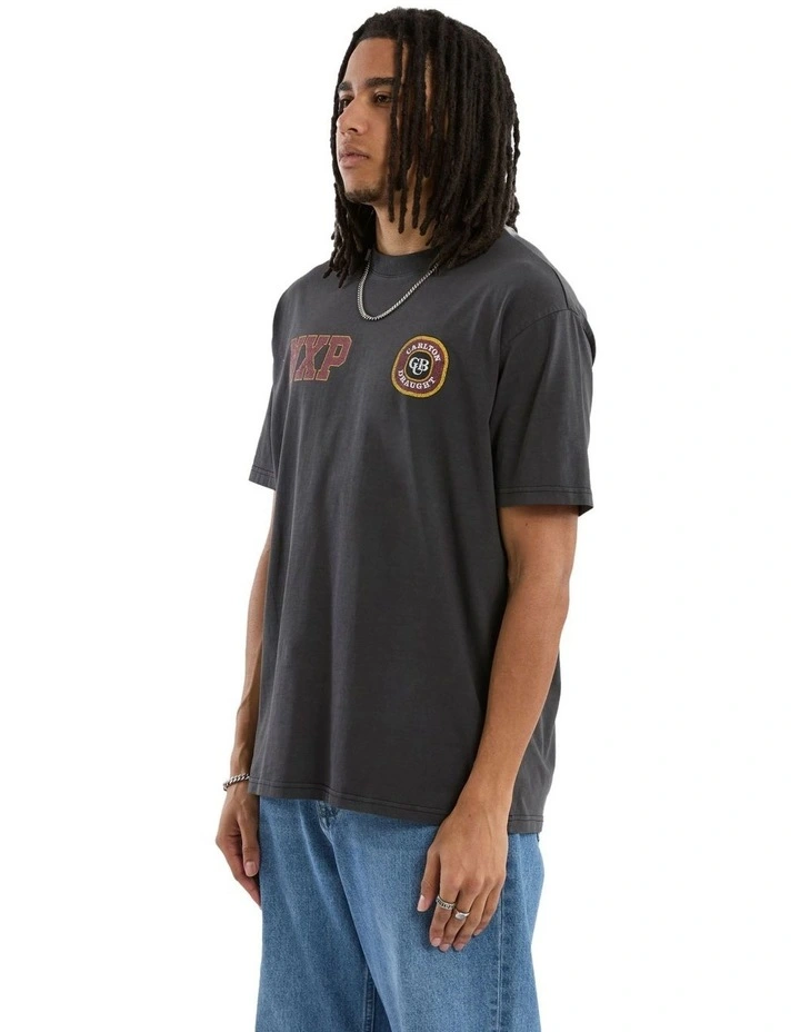 Revival Box Fit Tee in Black image 3