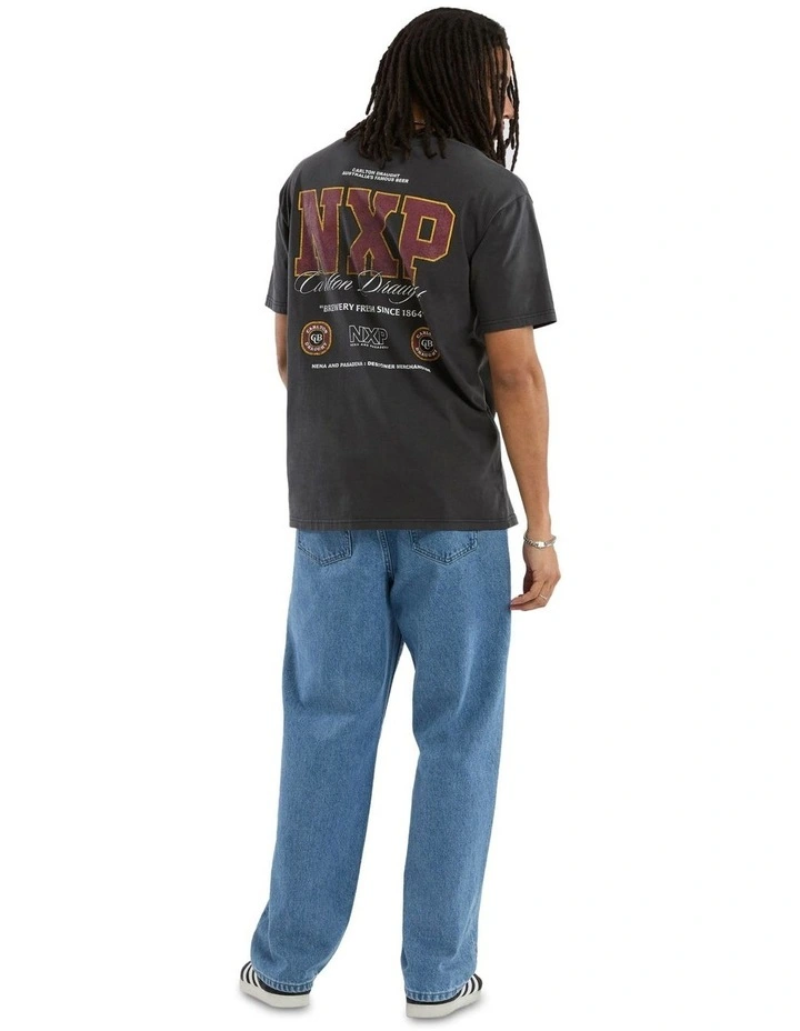Revival Box Fit Tee in Black image 5