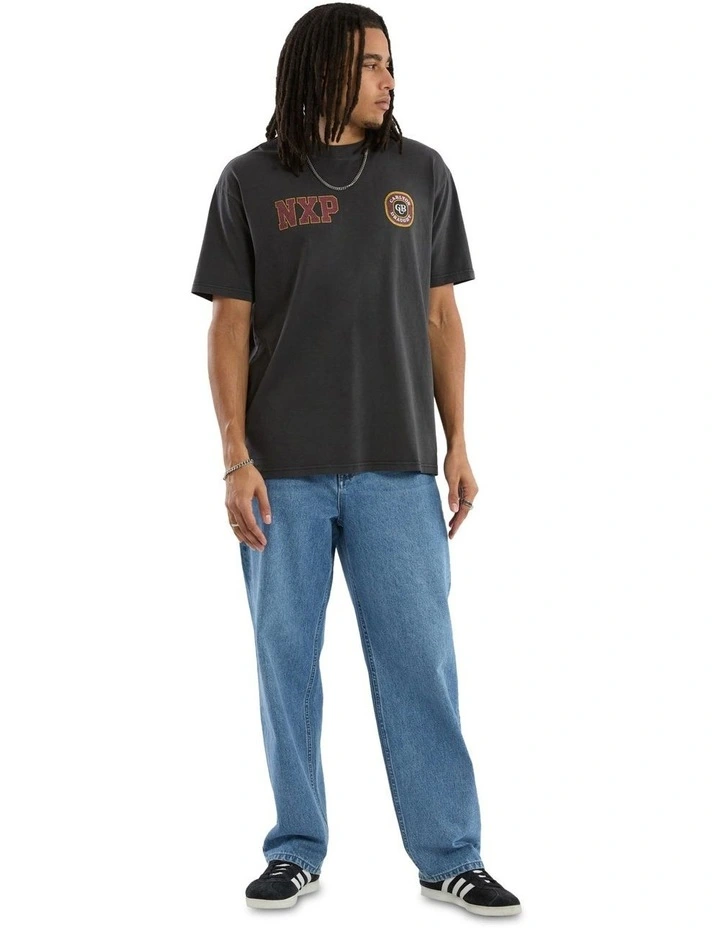 Revival Box Fit Tee in Black image 6