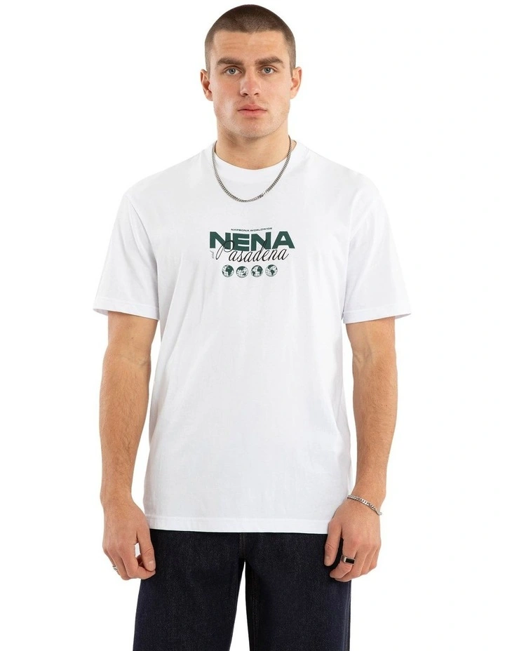 Weekend Relaxed Tee in Optical White image 1
