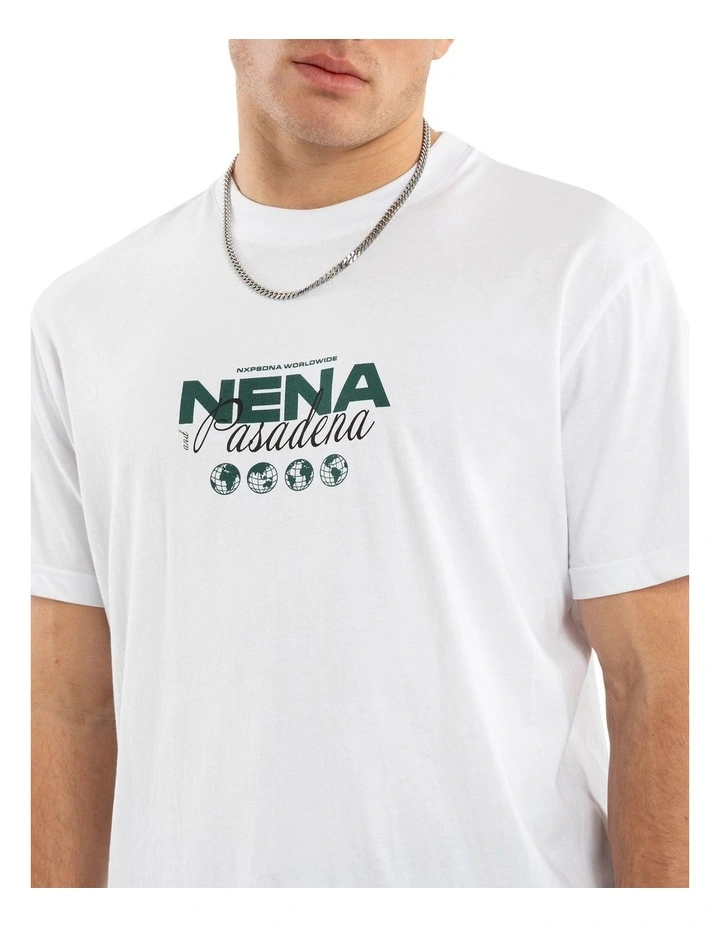 Weekend Relaxed Tee in Optical White image 3